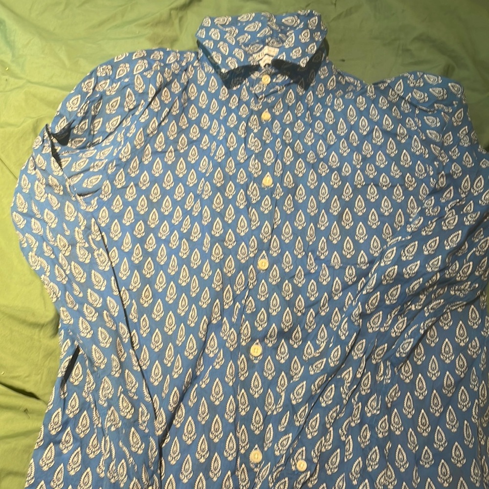 Zara men’s paisley button up